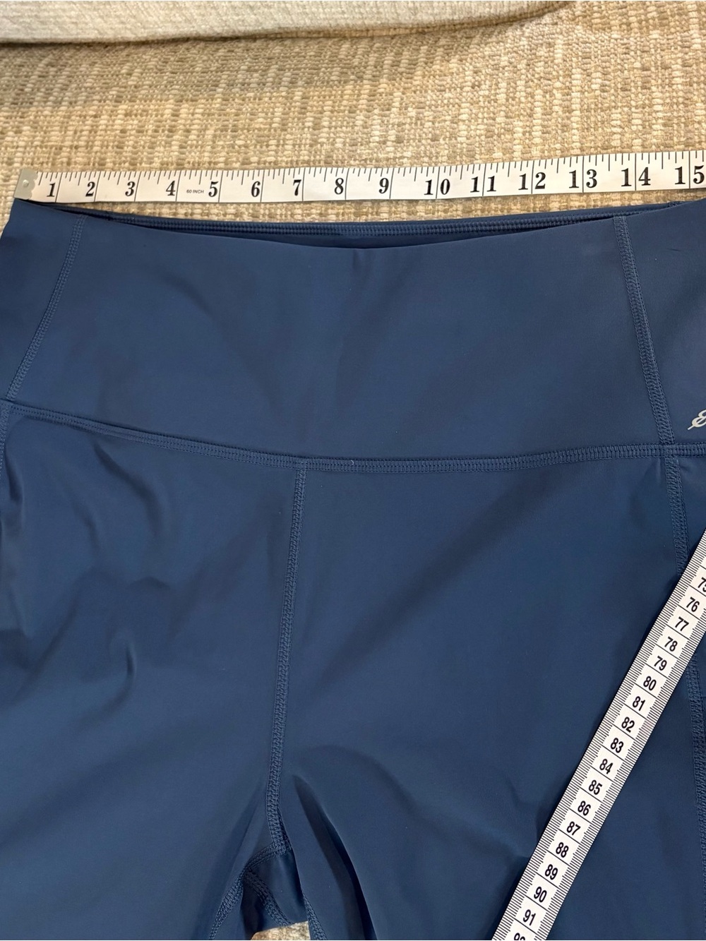 Eddie Bauer Women's Capri Active Pants in Slate Blue. - Picture 7 of 7